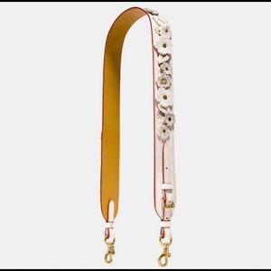 SOLD NWT Coach Chalk Tea Rose Novelty Strap